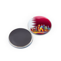 100x Fridge Magnet Badge - 58mm