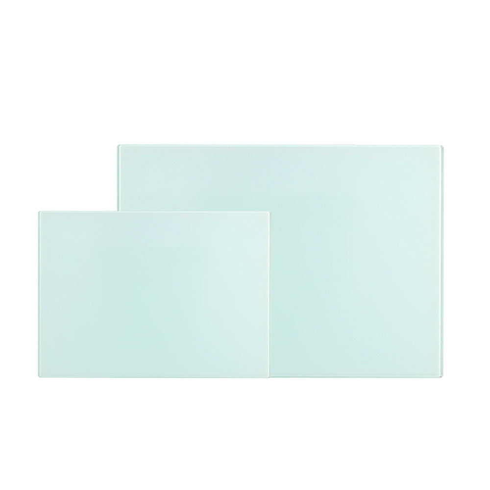 8" x 11" Toughened Glass Chopping Board - Plain finish - Small