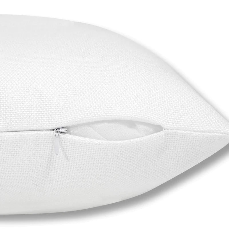 Linen Cushion Pure white - 25 x 25