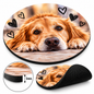 Fabric 3mm round mouse pad 19.6cm sublimation blanks