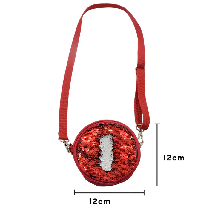 sublimation Sequin Coin Bag - Red
