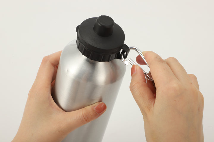 Aluminium Water Bottle 400ml Silver