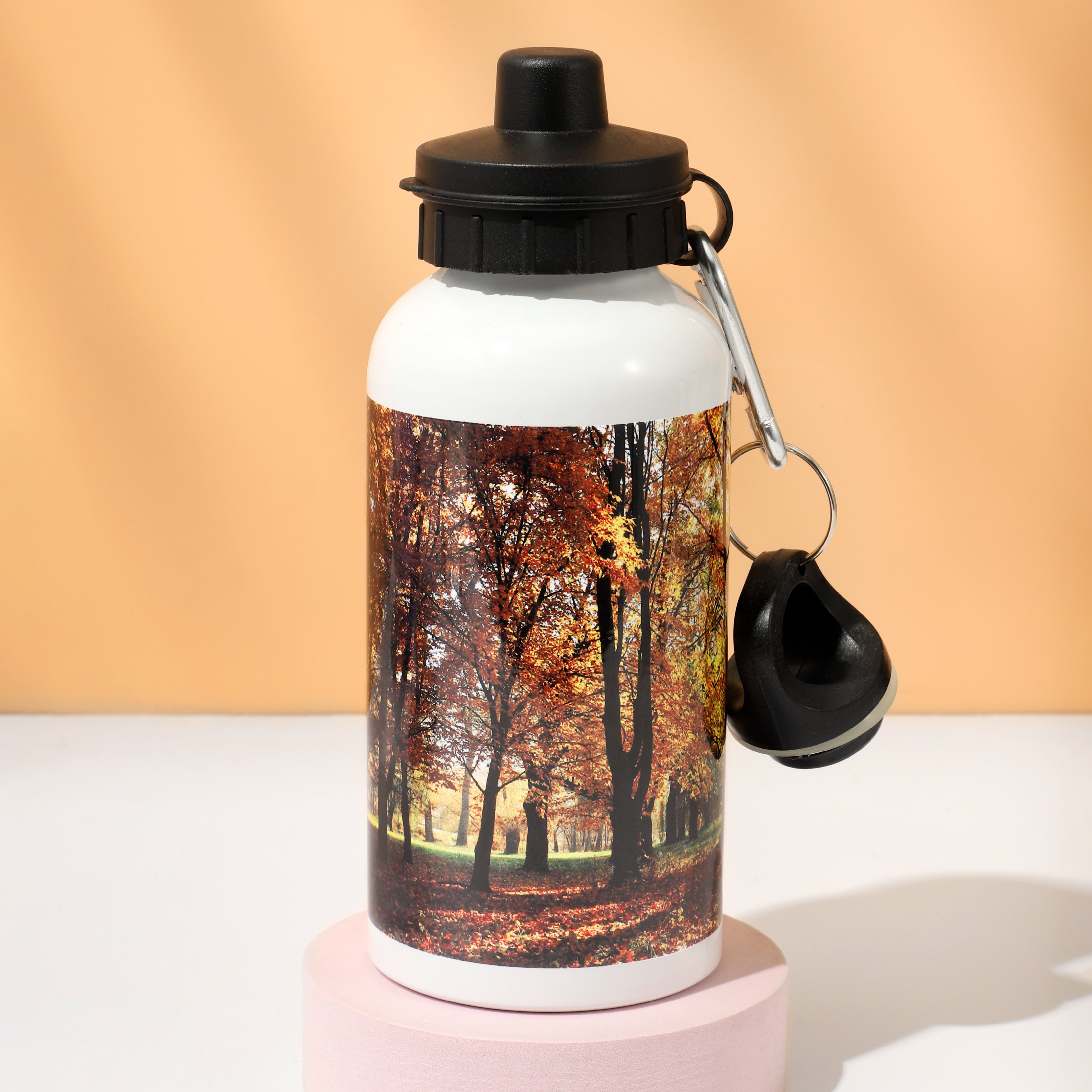 Aluminium Water Bottle 400ml White