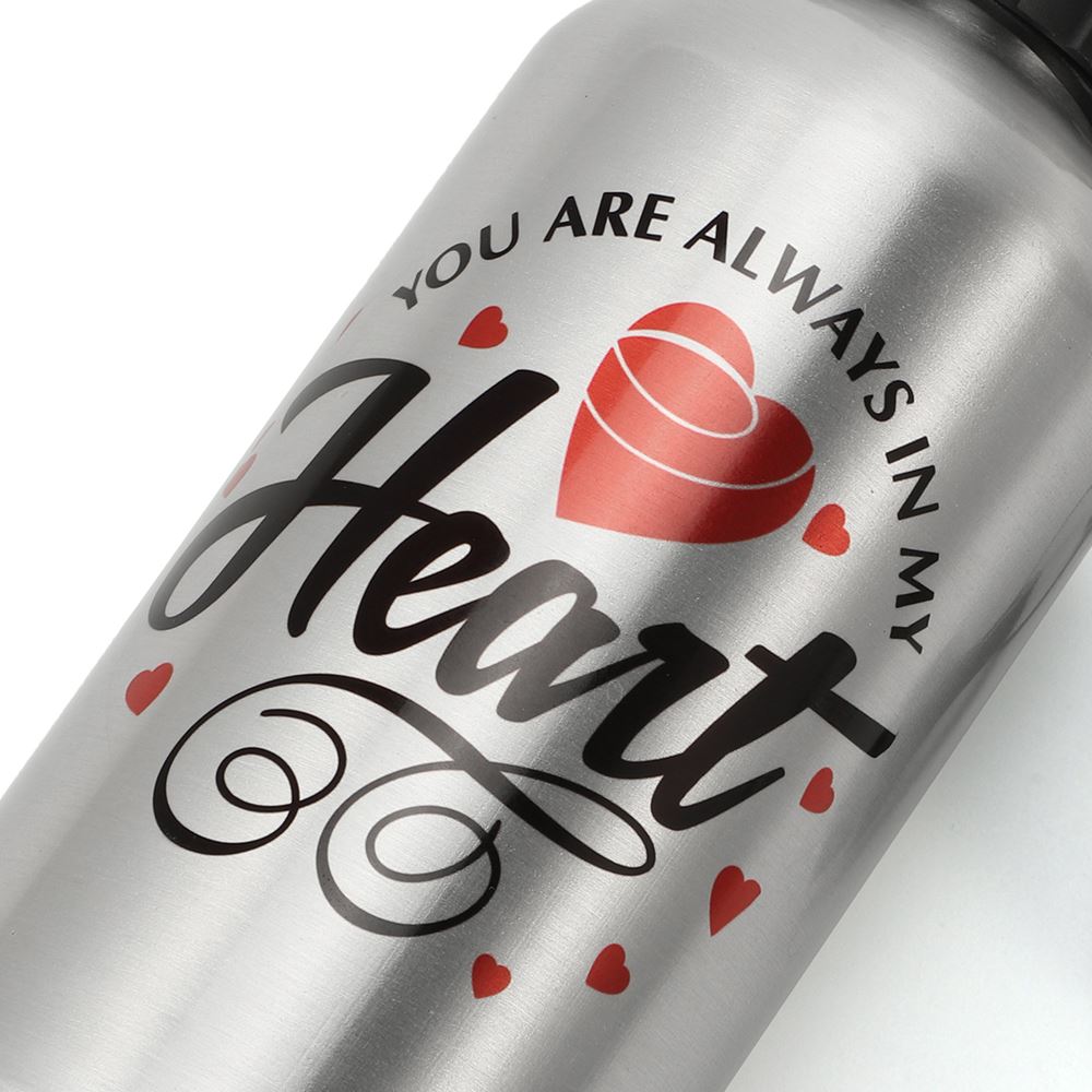 Aluminium Water Bottle 500ml Silver sublimation blanks