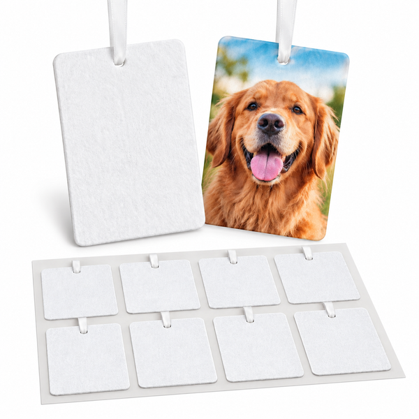 Felt Air Freshener - Rectangle - Sheet of 8