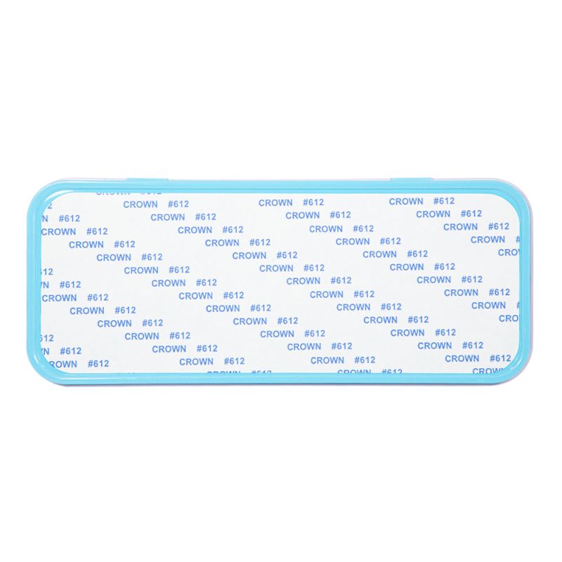 Blue Stationary metal tin