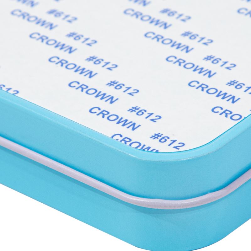 Blue Stationary metal tin