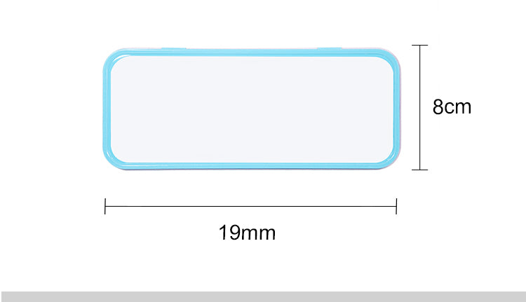 Blue Stationary metal tin