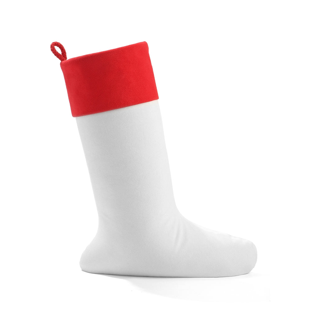 Sublimation blank charpie red christmas stocking