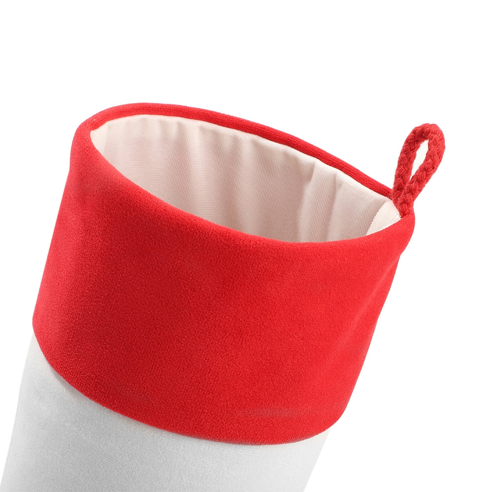 Sublimation blank charpie red christmas stocking