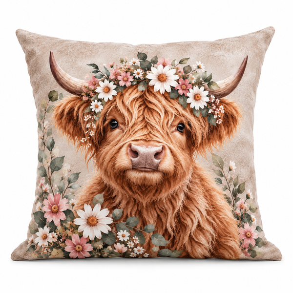 Polyester PU Cushion Cover Beige 40 x 40