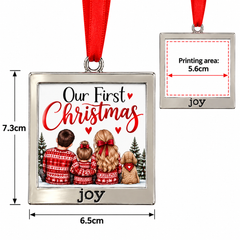 Sublimation Christmas Decoration – Metal Joy Photo Frame