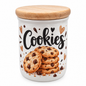 Small Sublimation Ceramic Cookie Jar with Wooden Lid – 11.5 × 9cm