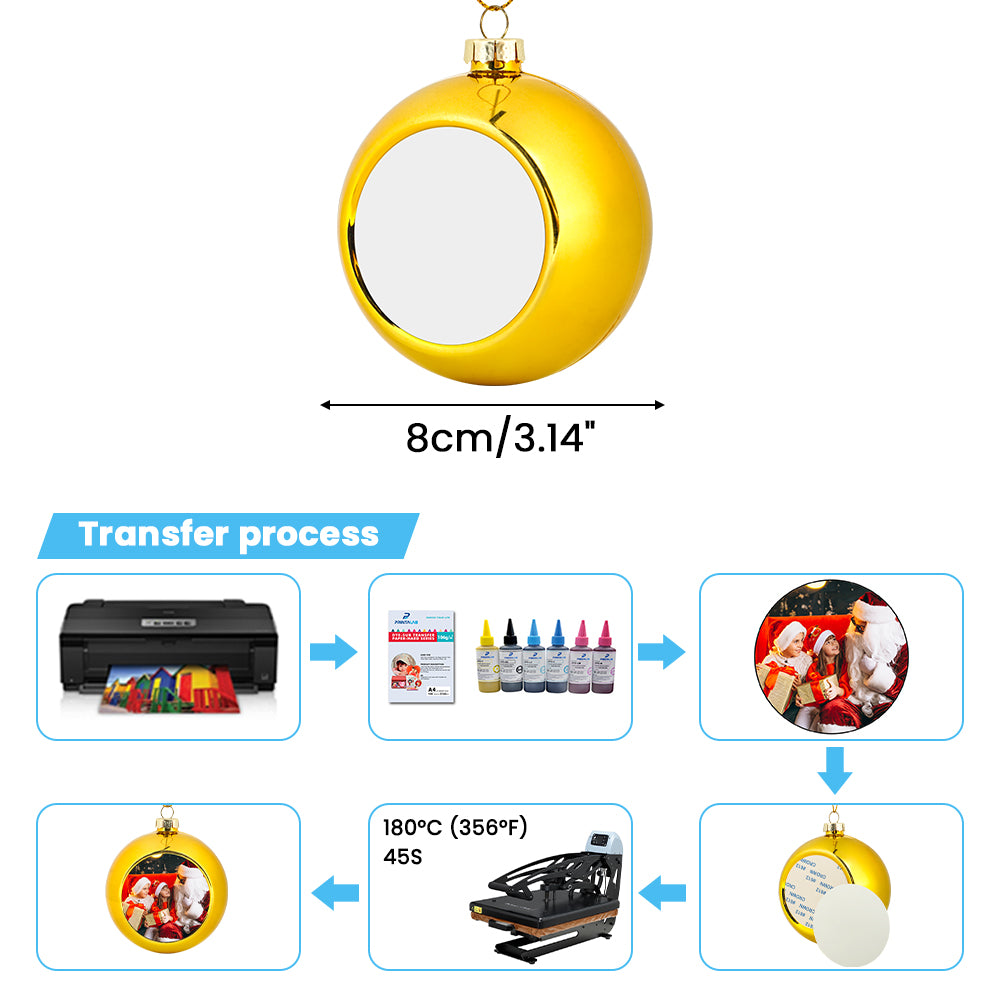 Christmas bauble - Gold