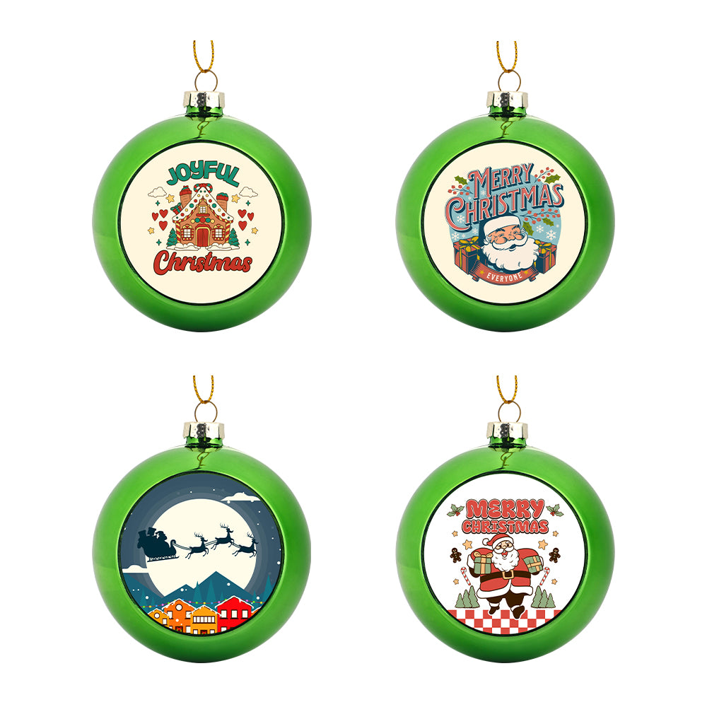 Christmas bauble - Green sublimation blanks