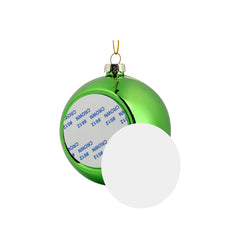Christmas bauble - Green sublimation blanks