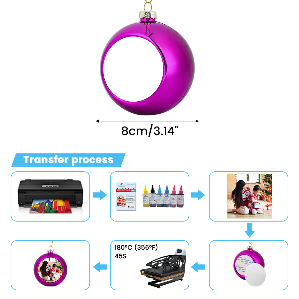 Christmas bauble - Pink