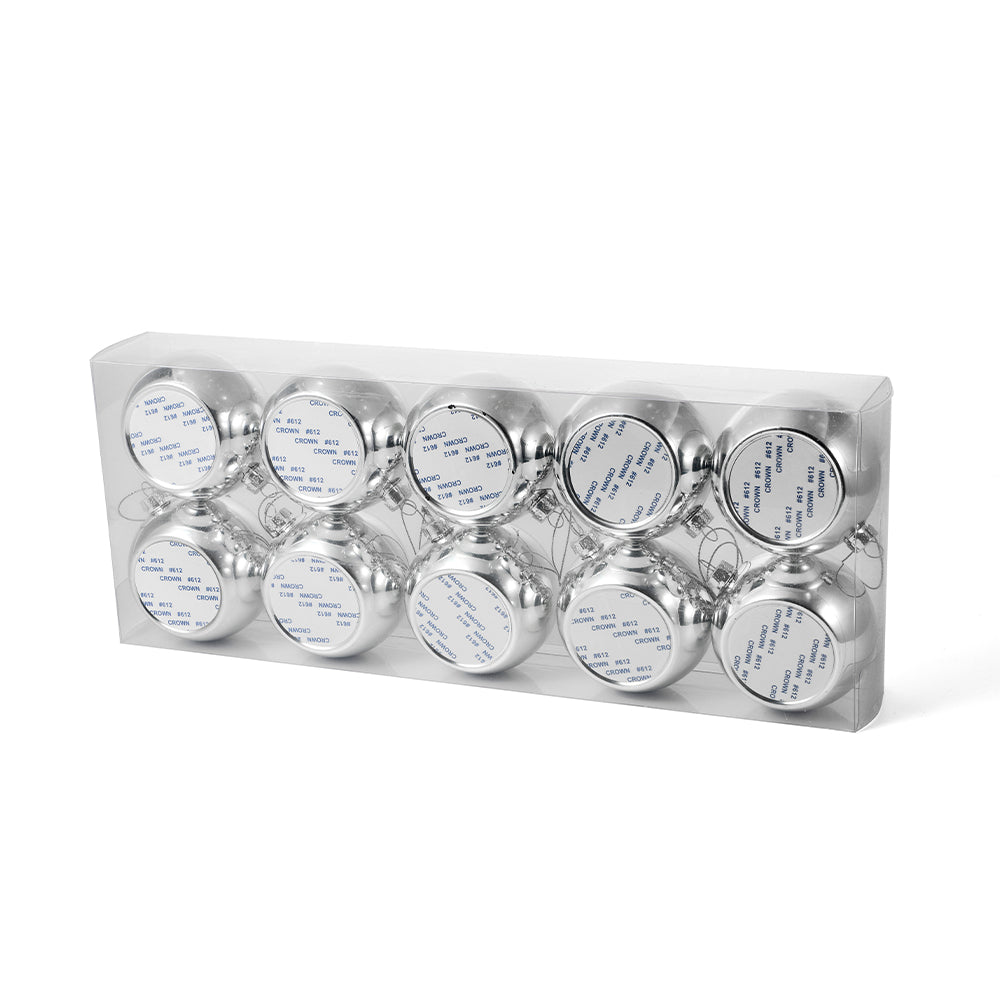 silver sublimation christmas bauble