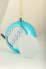 Christmas bauble - Blue