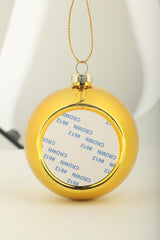Christmas bauble - Gold