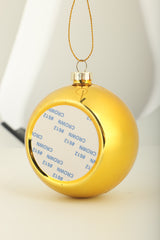 Christmas bauble - Gold