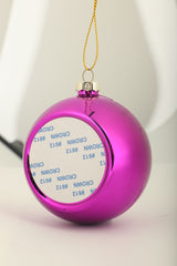 Christmas bauble - Pink