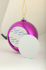 Christmas bauble - Pink