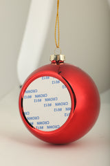 Christmas bauble - Red