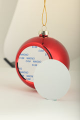 Christmas bauble - Red
