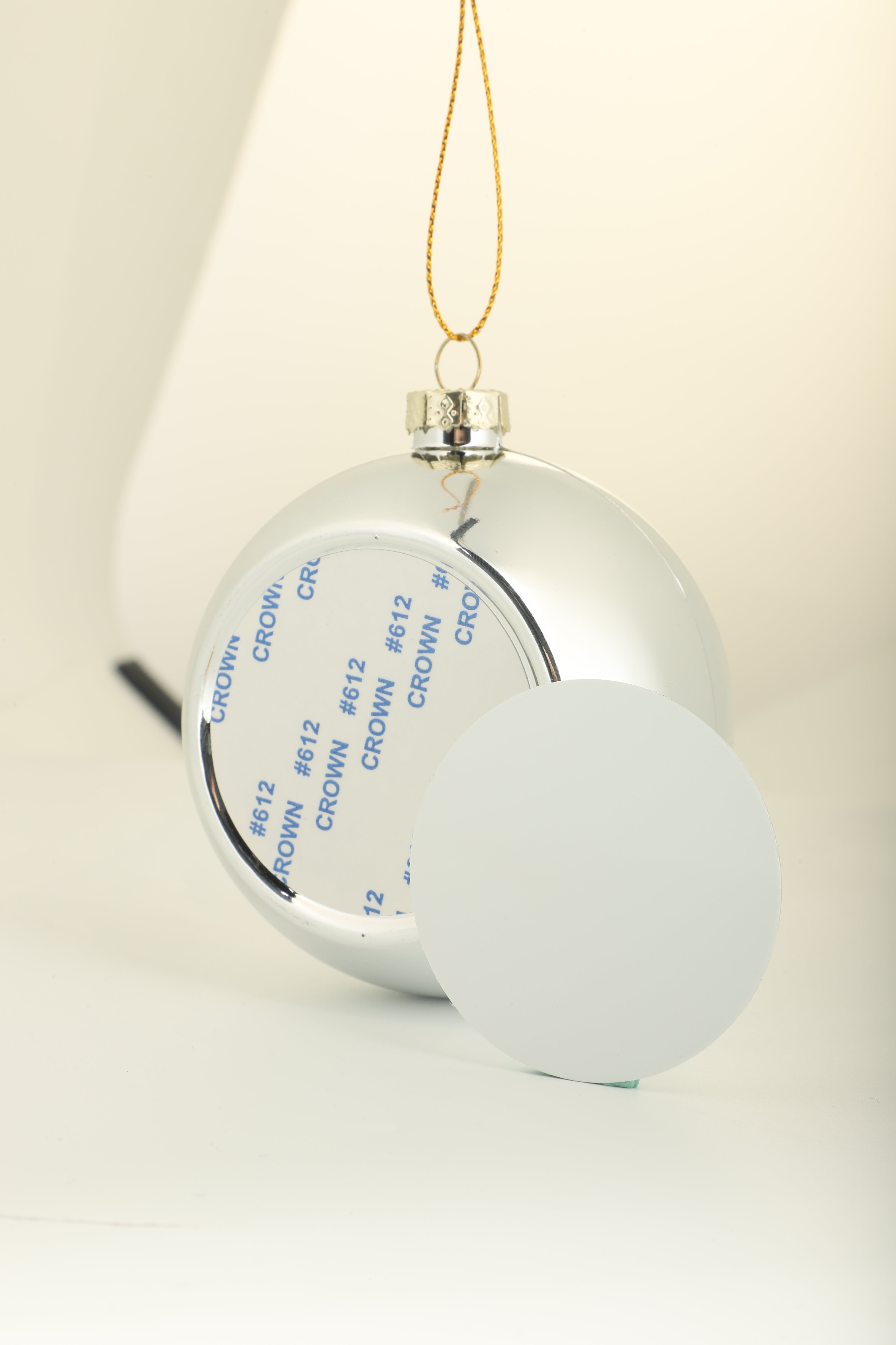 Christmas bauble - Silver
