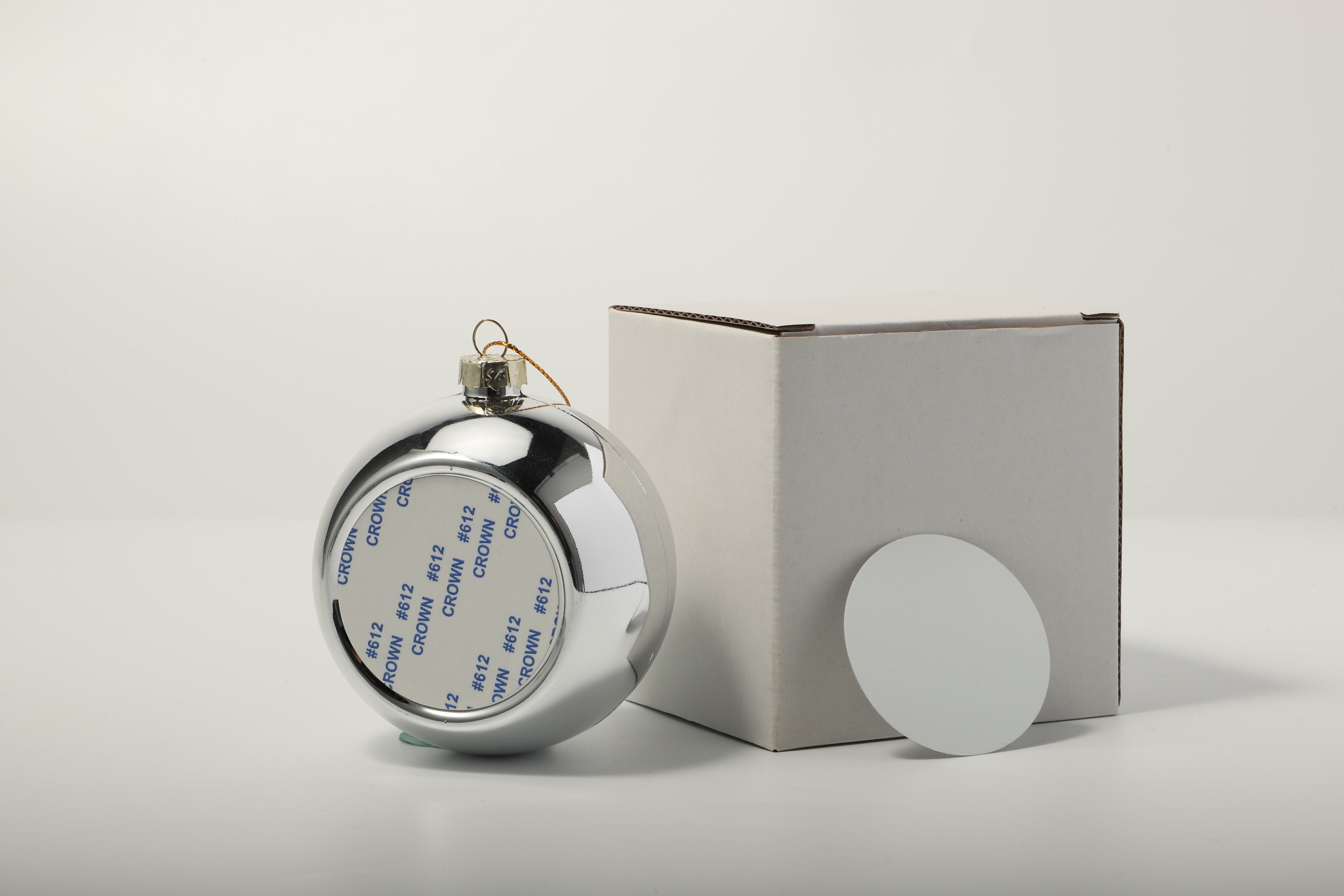 Christmas bauble - Silver