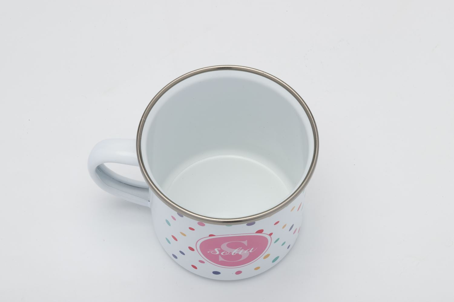 Enamel 12oz Photo Mug + Gift box