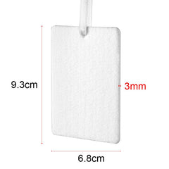Felt Air Freshener - Rectangle - Sheet of 8