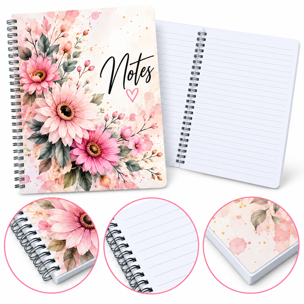 Spiral Notepad - Plastic cover A4