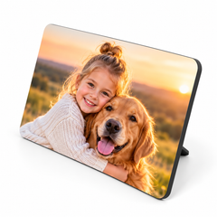Dino MDF Photo Panel  5 x 7 with easel sublimation blanks