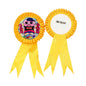 Rosette - Yellow - 58mm Badge