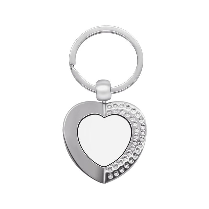 Love heart rhinestone  - Keyring