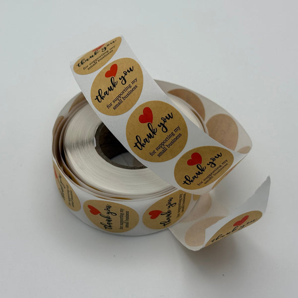 Thank You (for supporting my small business) - Sticker