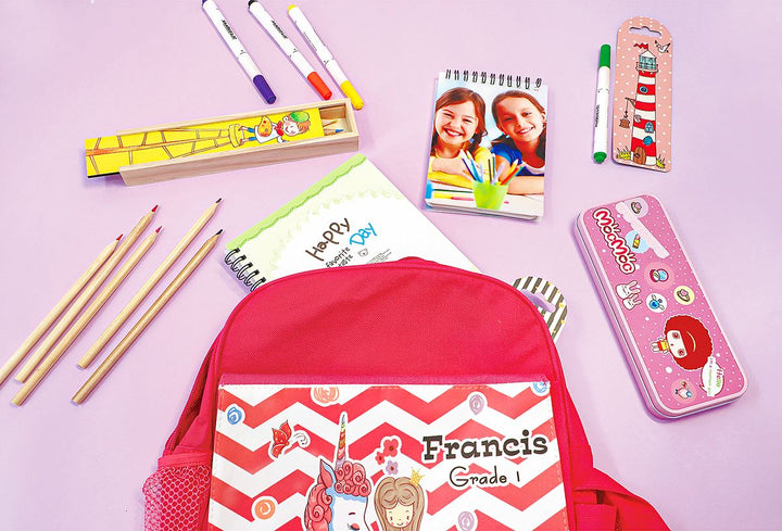 sublimation Red Kids Backpack