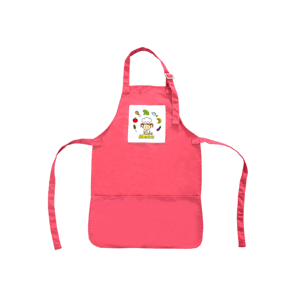 Kids Apron with hat - Red