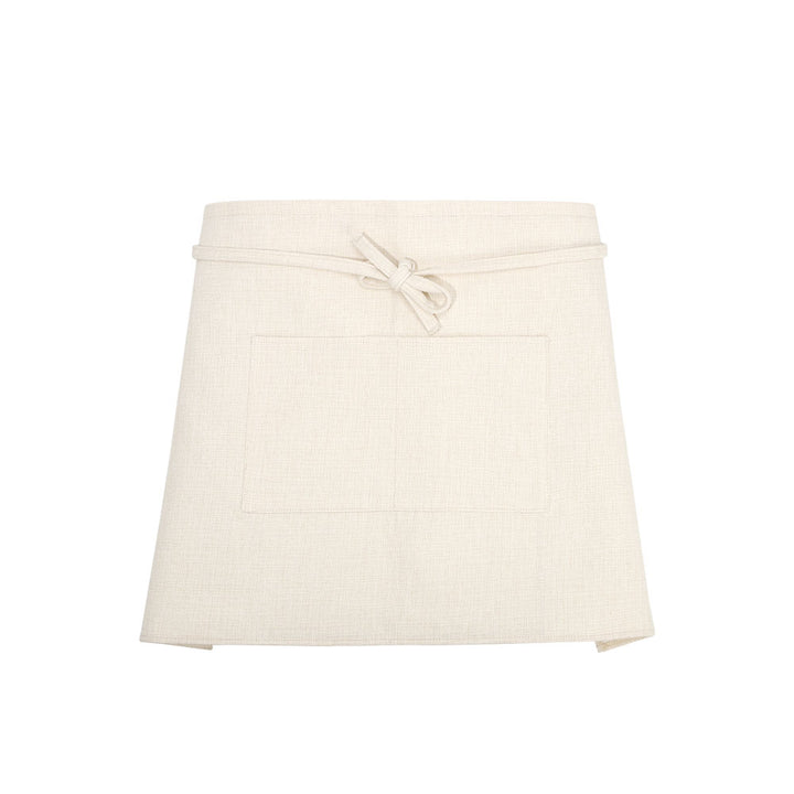 Linen Adult Waist Apron with Pocket