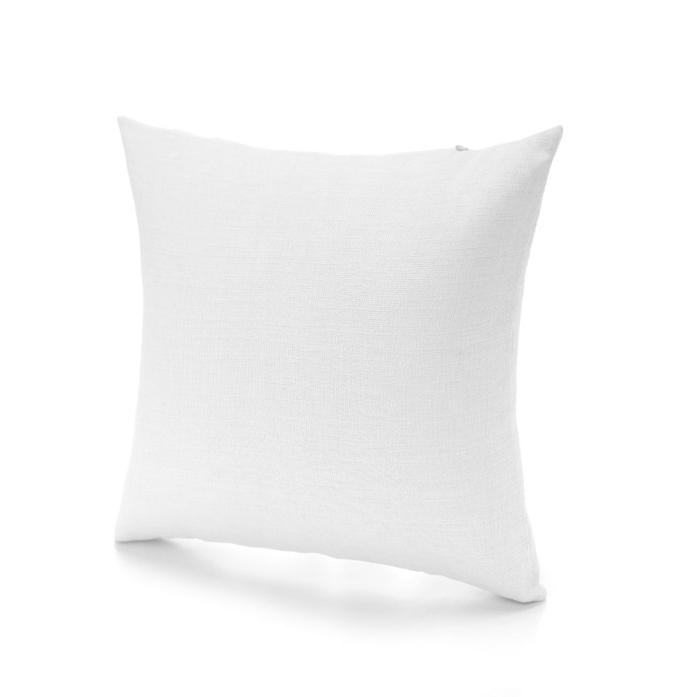 Linen Cushion Cover White 40 x 40