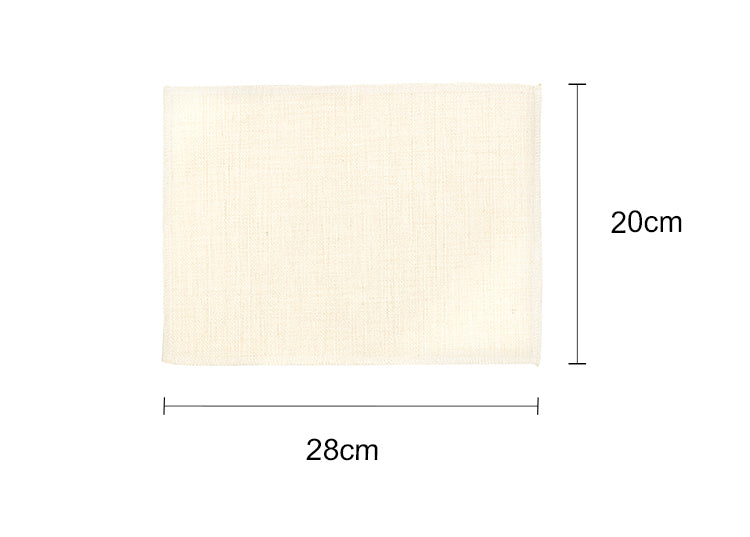 Linen Dual Layer Placemat - 20 x 28 cm