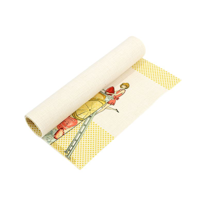Linen Dual Layer Placemat - 20 x 28 cm