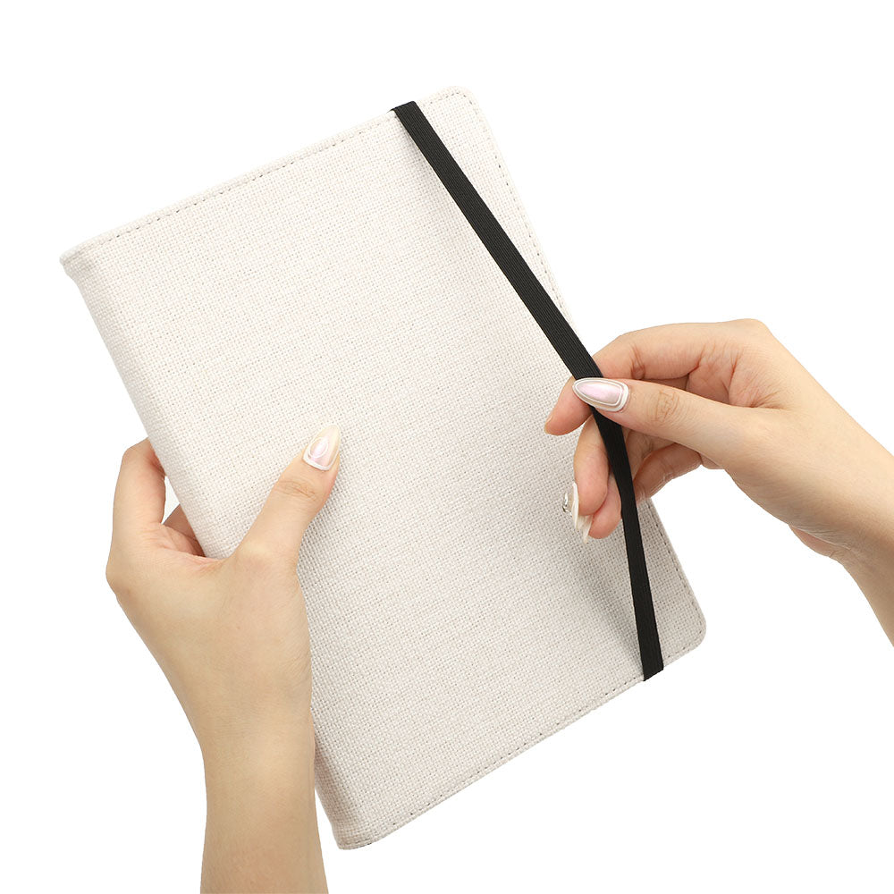 Linen Notepad A5 - Lined paper