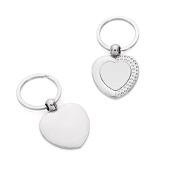 Love heart Metal Keyring