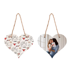 MDF Love Heart Plaque - Single side printable
