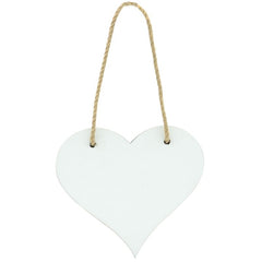 MDF Love Heart Plaque blank