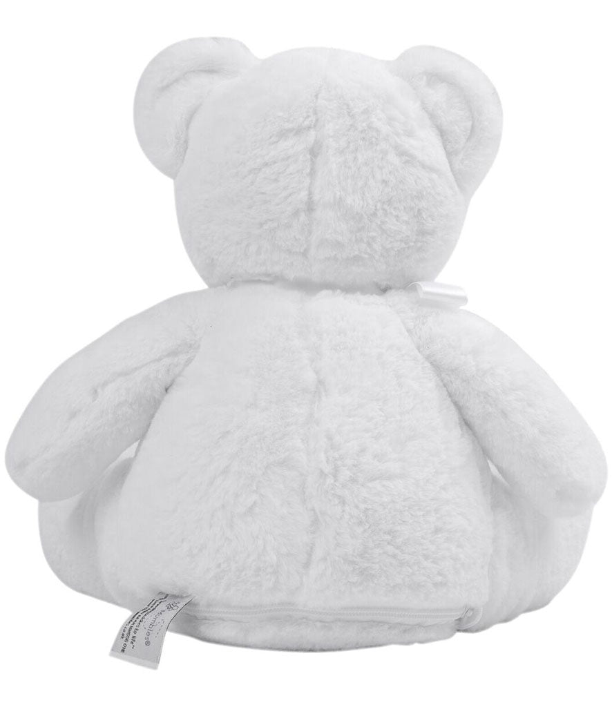 sublimation mumbles zippie white baby bear 