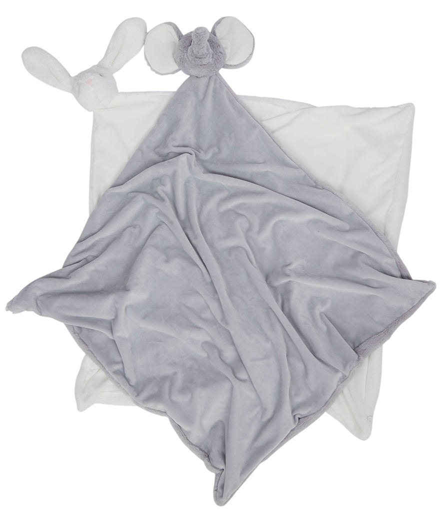 grey sublimation elephant blanket 